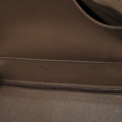 Hermes Taurillon Clemence Birkin 35 Etoupe 10 of 12