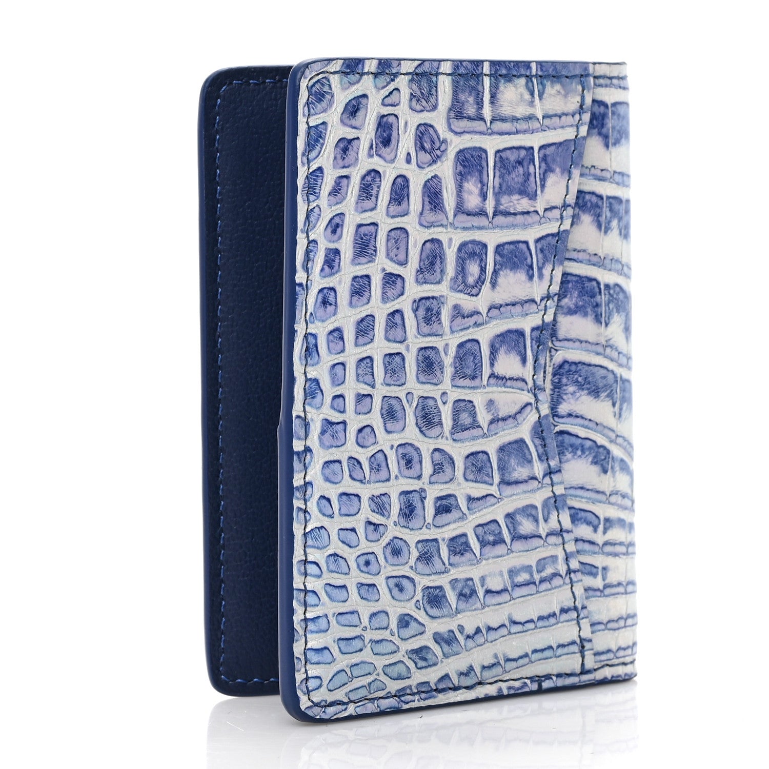Louis Vuitton Alligator Pocket Organizer Frozen Blue 3 of 6