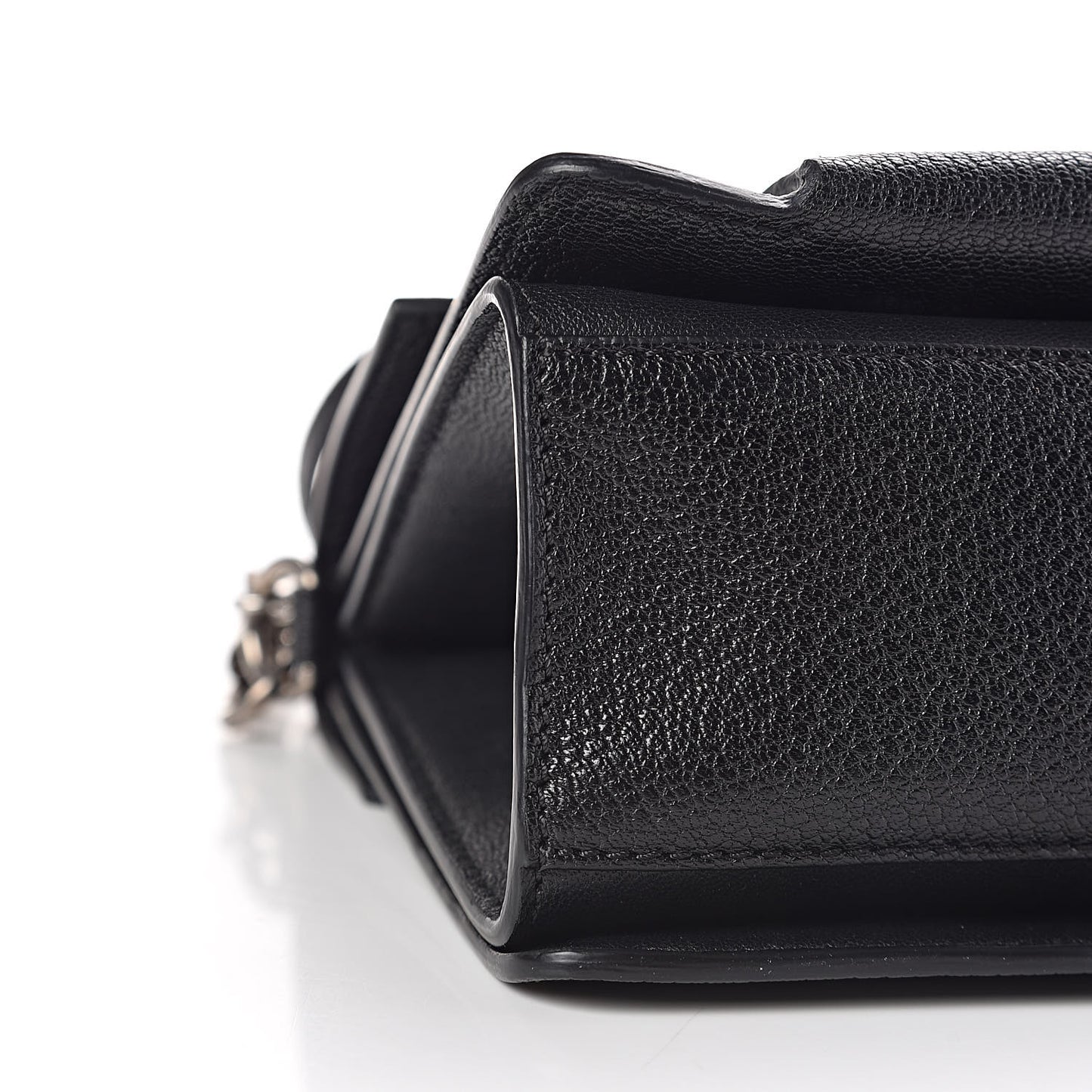 Goatskin Small GV3 Shoulder Bag Black