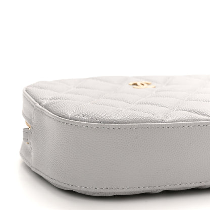 Chanel Caviar Quilted Camera Case Grey 9 of 11