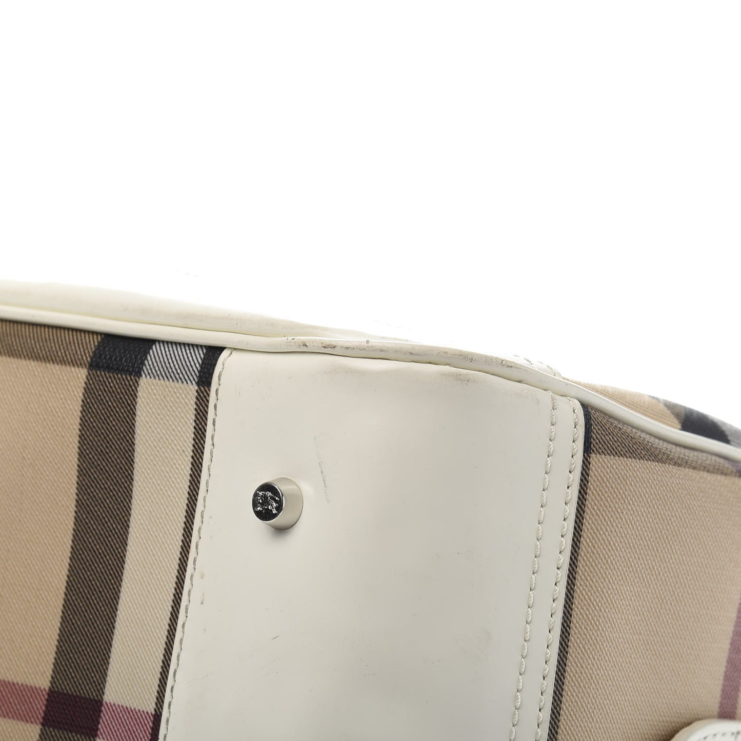 Nova Check Bowling Bag White