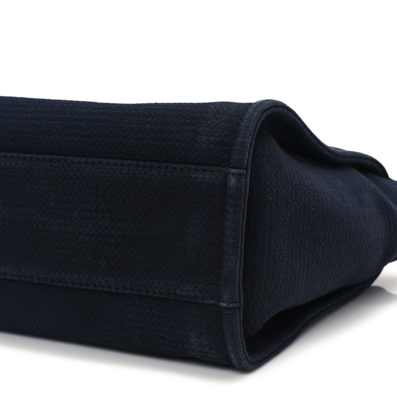 Chanel Mixed Fibers Small Deauville Tote Navy 11 of 13