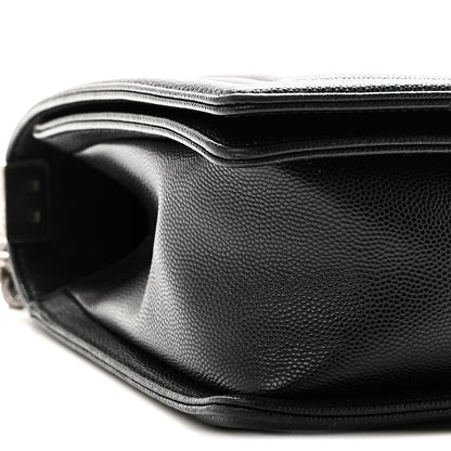 Chanel Caviar Quilted New Medium Boy Flap Black 9 of 10