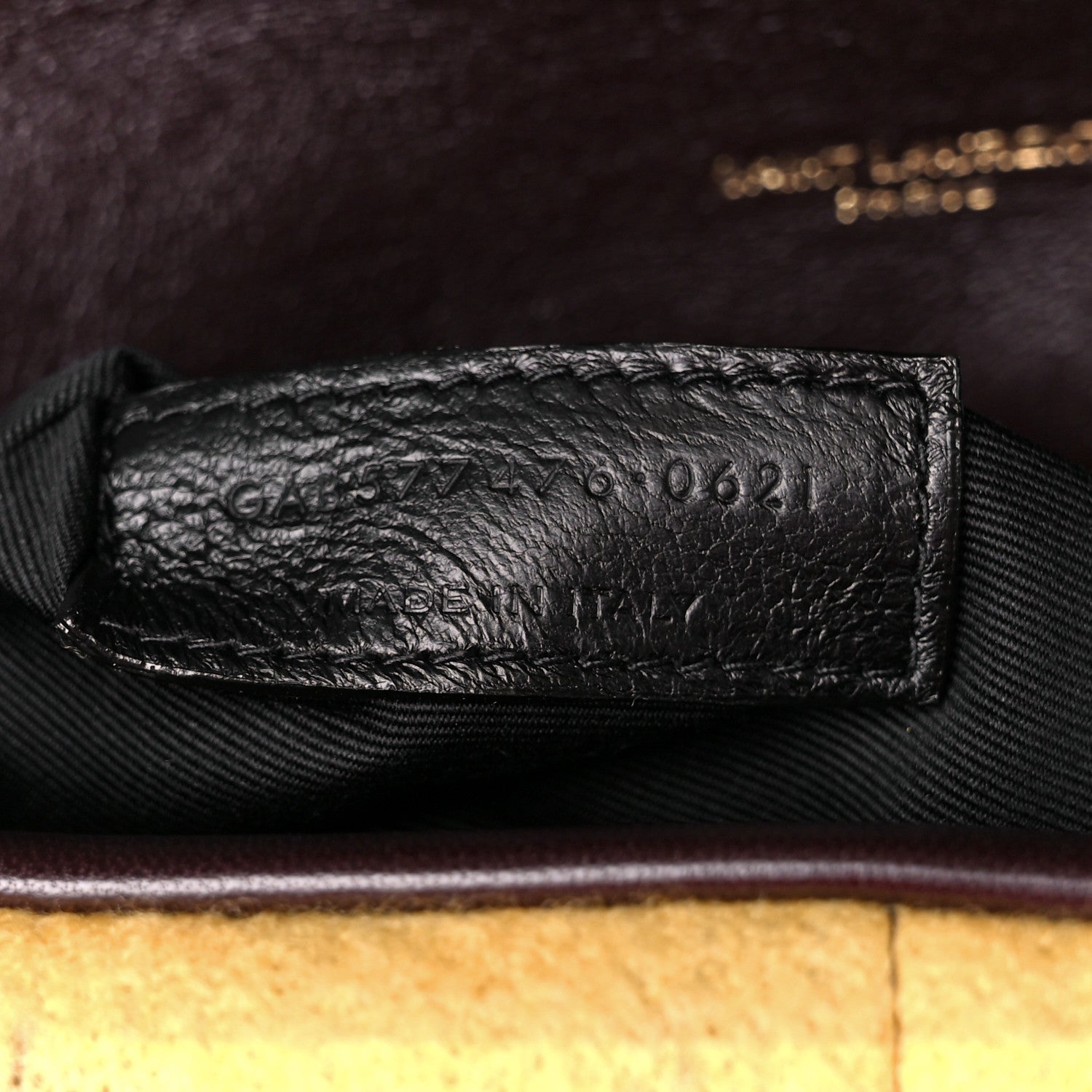 Saint Laurent Tie Dye Wool Quilted Small Loulou Puffer Monogram Chain Satchel Yellow Pacific Blue Dark Pecan 8 of 11