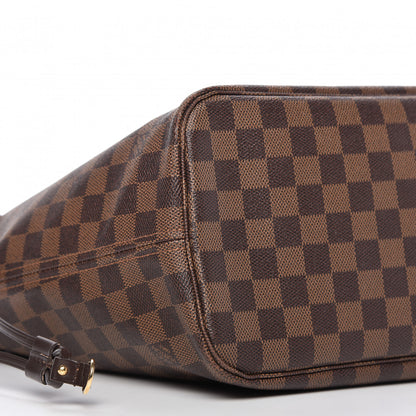 Louis Vuitton Damier Ebene Neo Neverfull MM Rose Ballerine 6 of 9