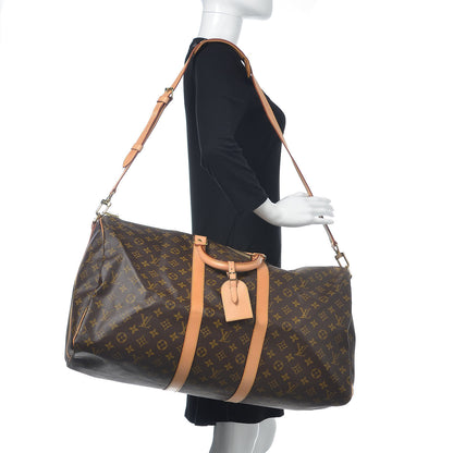 Louis Vuitton Monogram Keepall Bandouliere 55 2 of 12