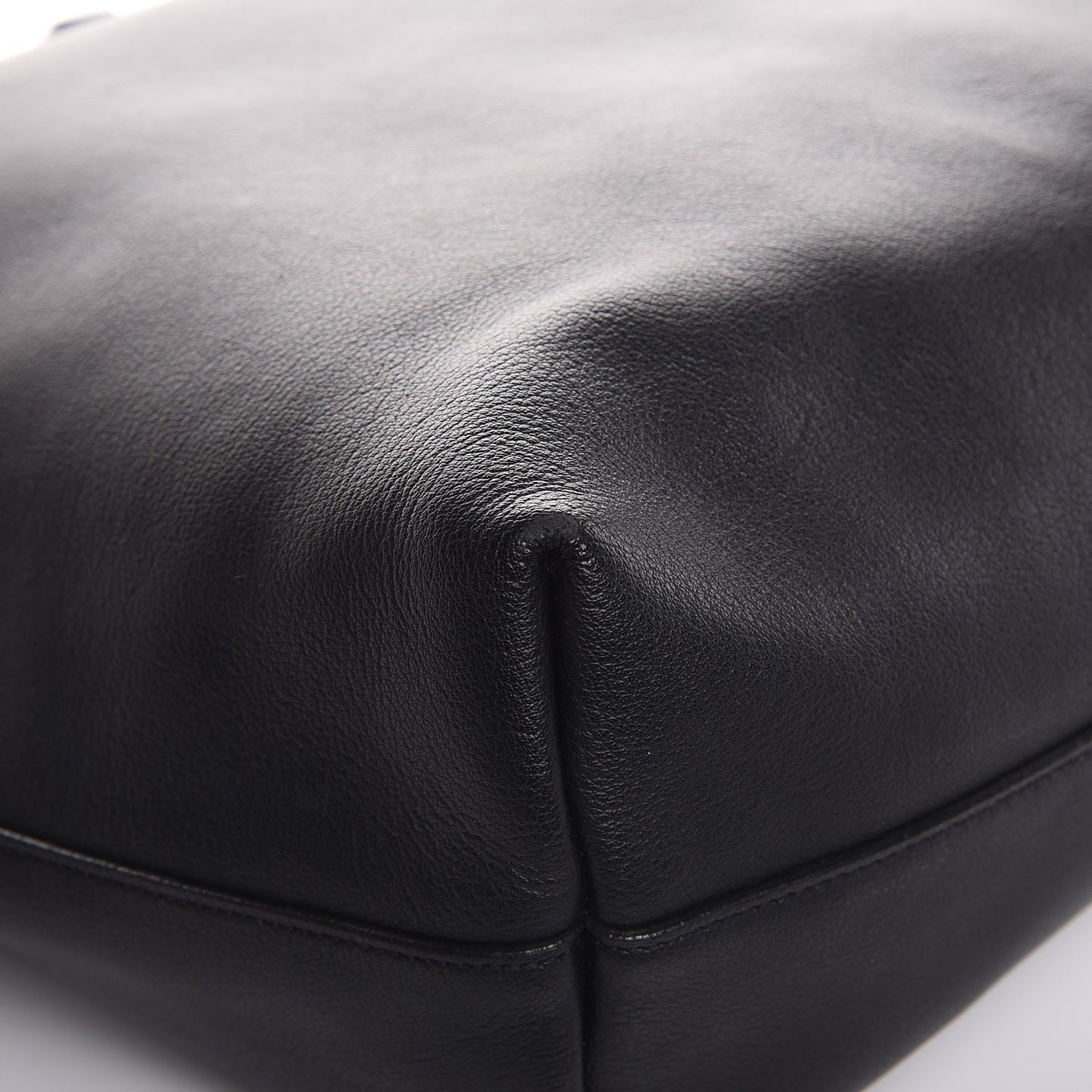 Calfskin Large Shopping Tote Black