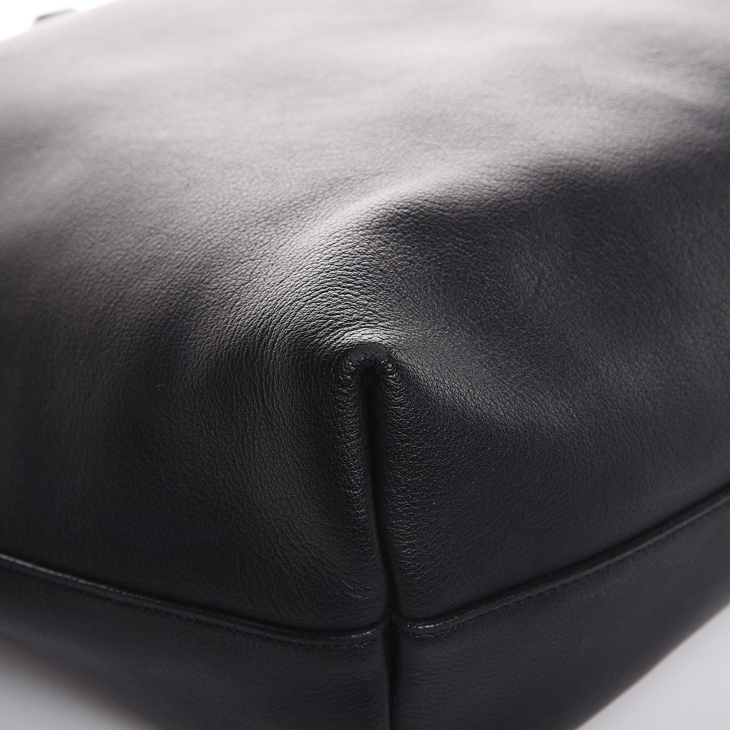 Saint Laurent Calfskin Large Shopping Tote Black 11 of 12