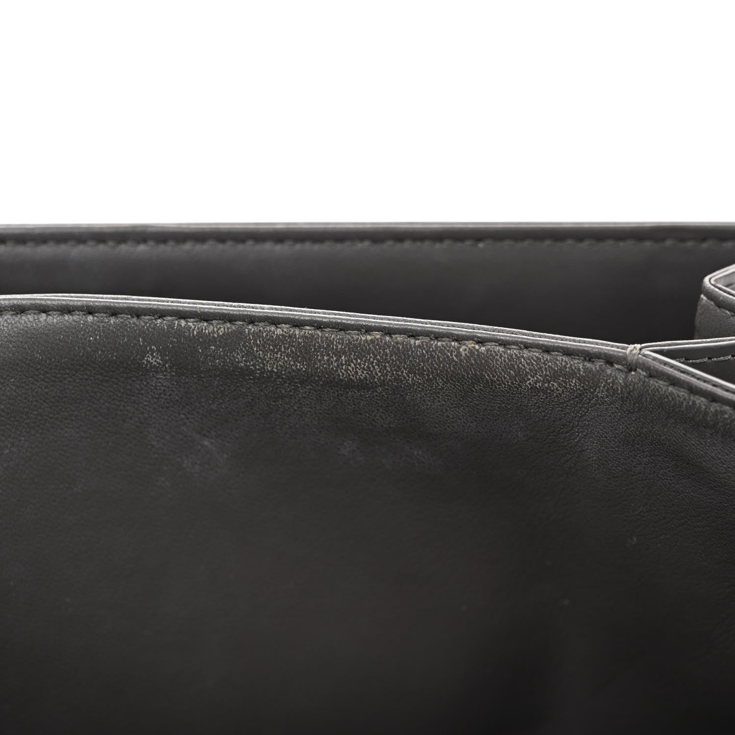 Celine Shiny Calfskin Medium Triomphe Grey 13 of 16