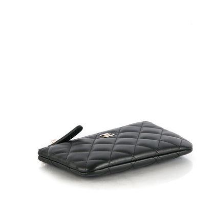 Chanel Lambskin Quilted Small Casino Cosmetic Case Black 4 of 7