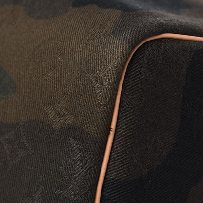 Louis Vuitton X SUPREME Monogram Camouflage Keepall Bandouliere 45 9 of 12