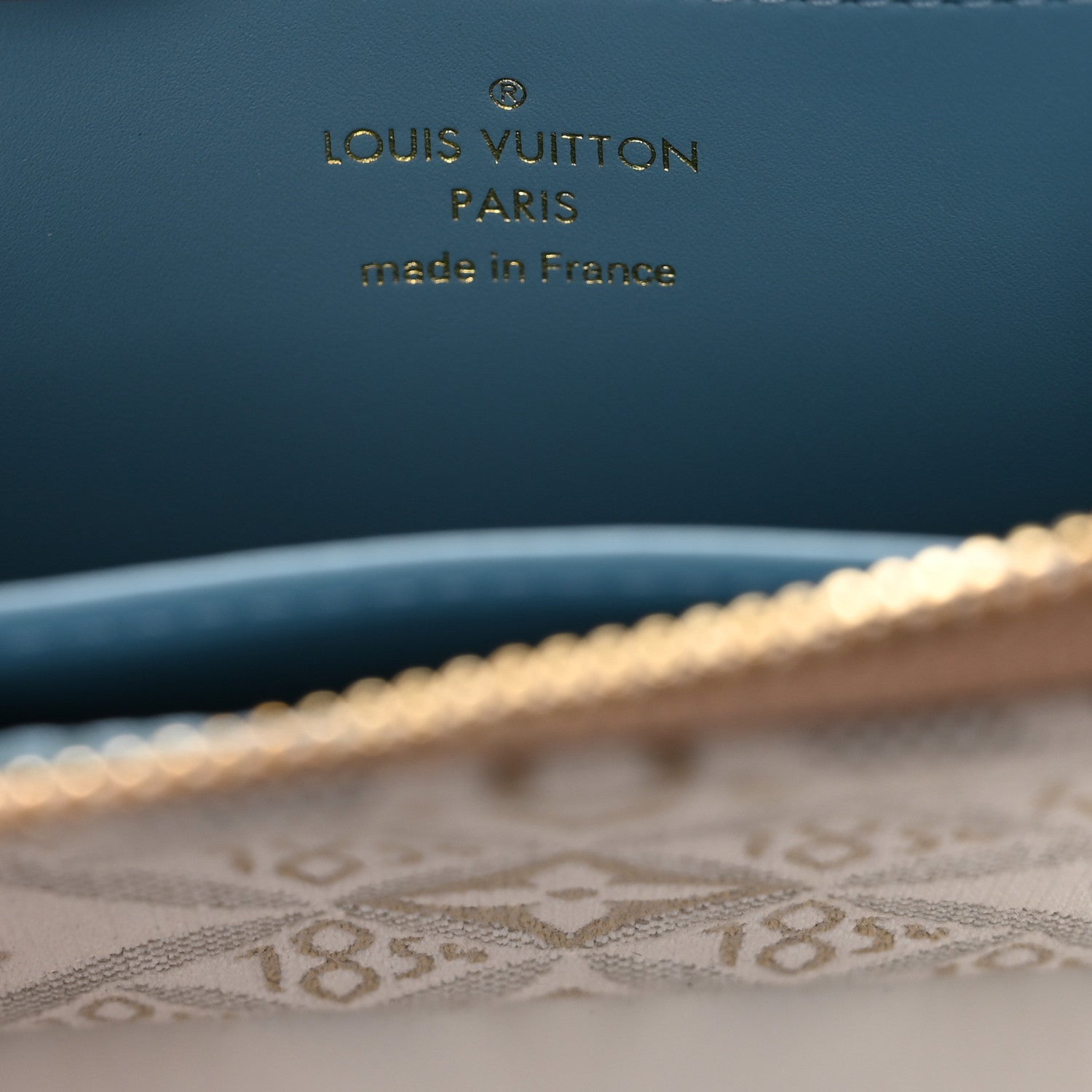 Louis Vuitton Jacquard Since 1854 Zippy Coin Purse Blue 6 of 7
