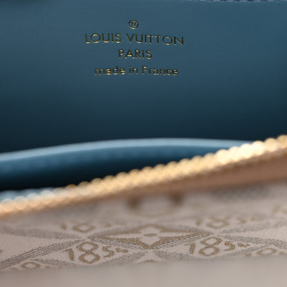 Louis Vuitton Jacquard Since 1854 Zippy Coin Purse Blue 6 of 7