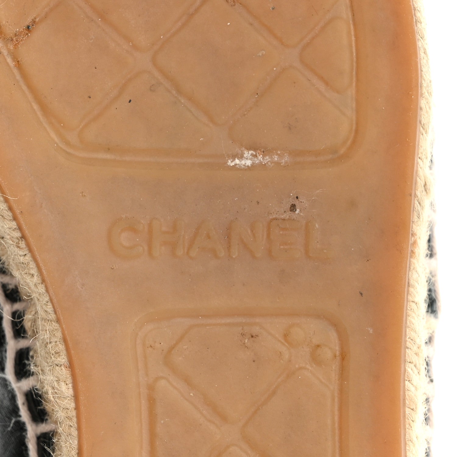 Chanel Lambskin CC Espadrilles 38 Black 8 of 14