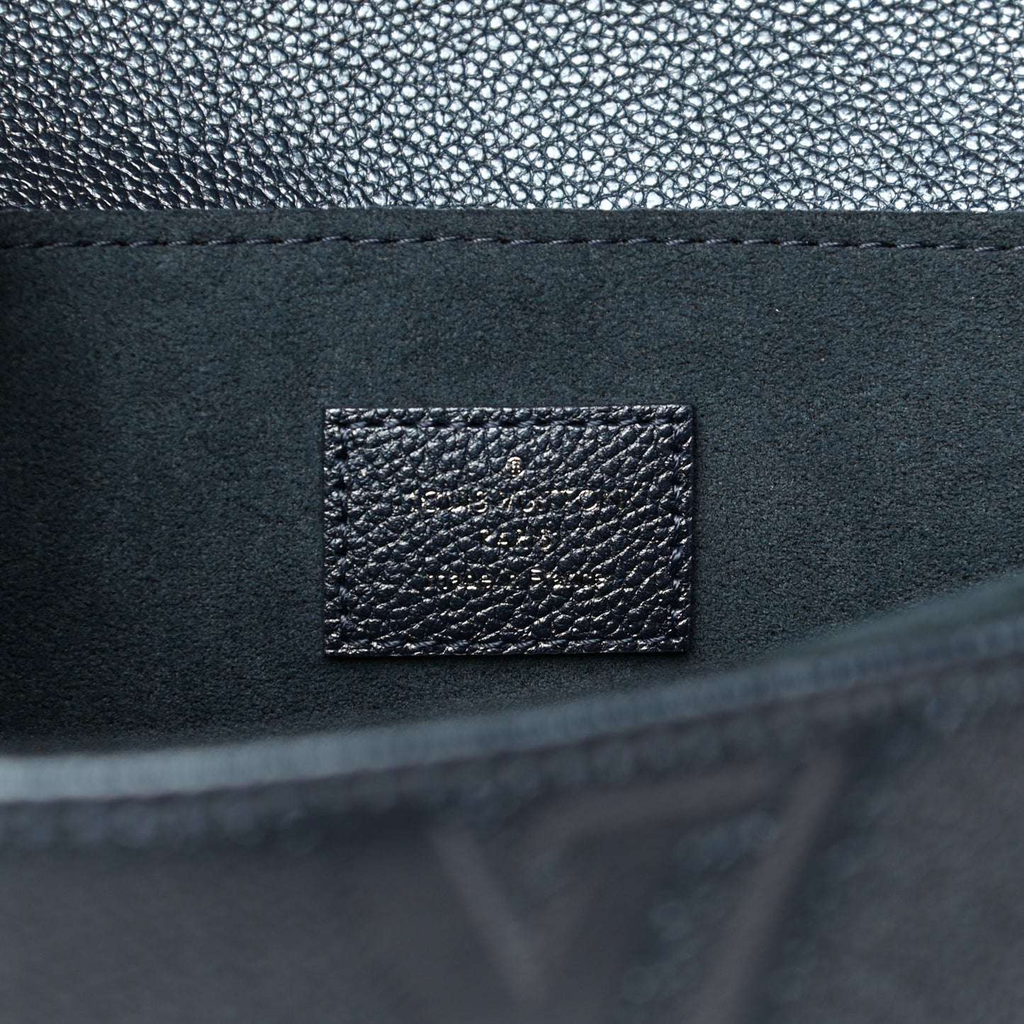 Metallic Empreinte Monogram Giant Pochette Metis Navy Nacre
