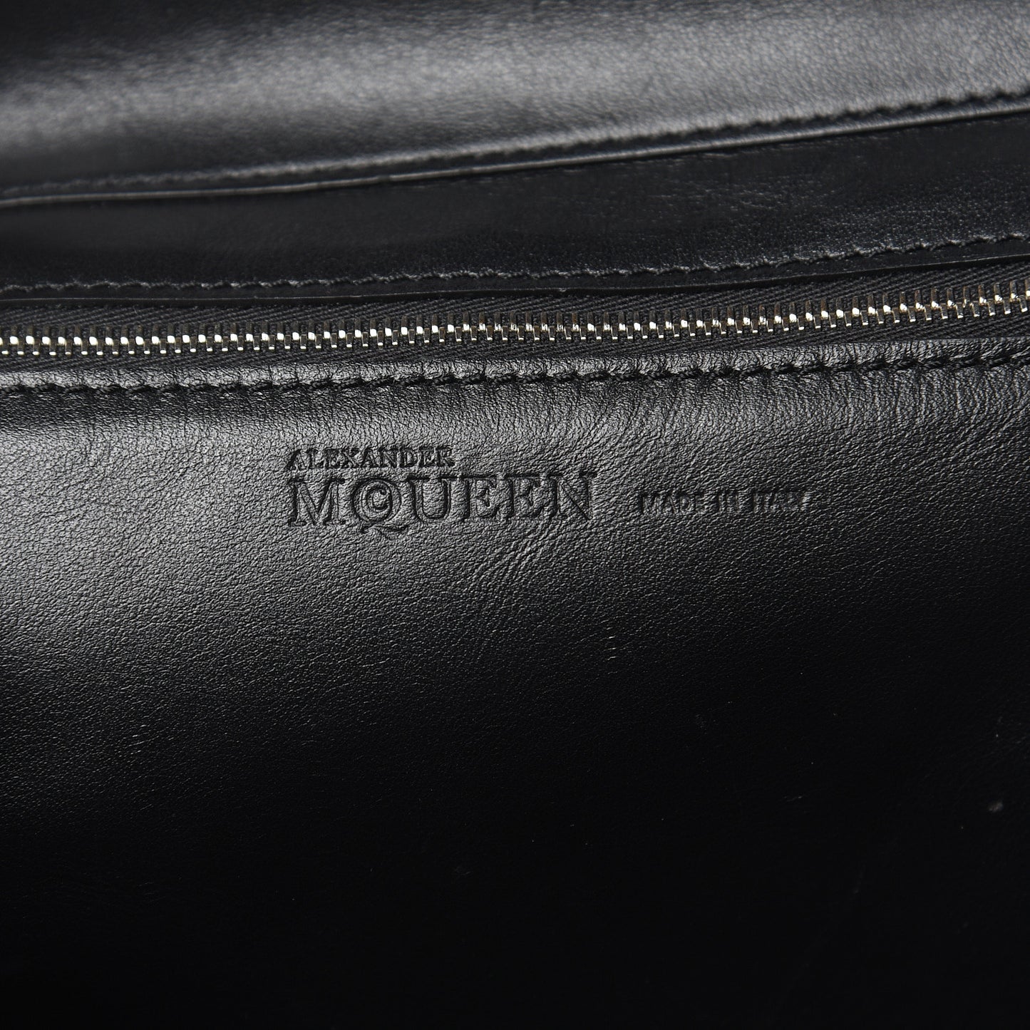 Calfskin Grommet Backpack Black