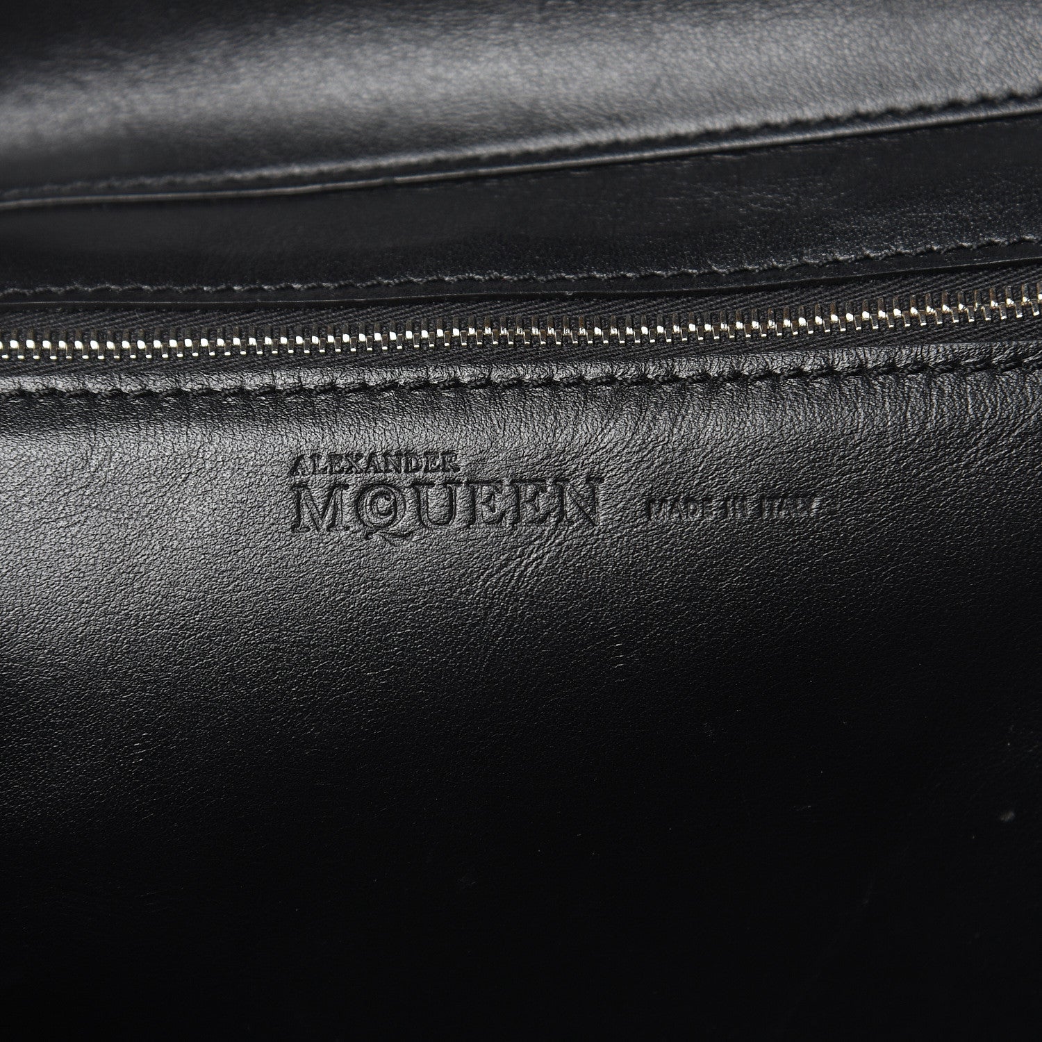 Alexander McQueen Calfskin Grommet Backpack Black 6 of 12