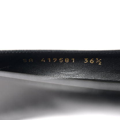 Saint Laurent Calfskin Anja 85 Pumps 36.5 Black 6 of 9