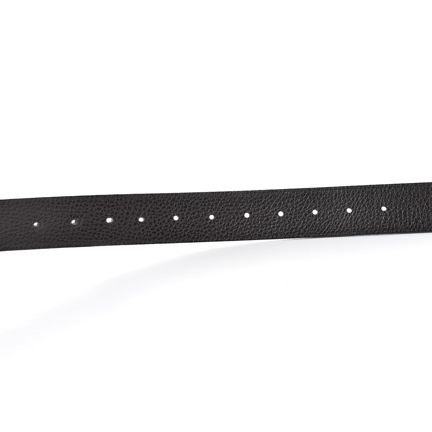 Dollar Calfskin Double G Reversible 37mm Belt 100 40 Black New Acero