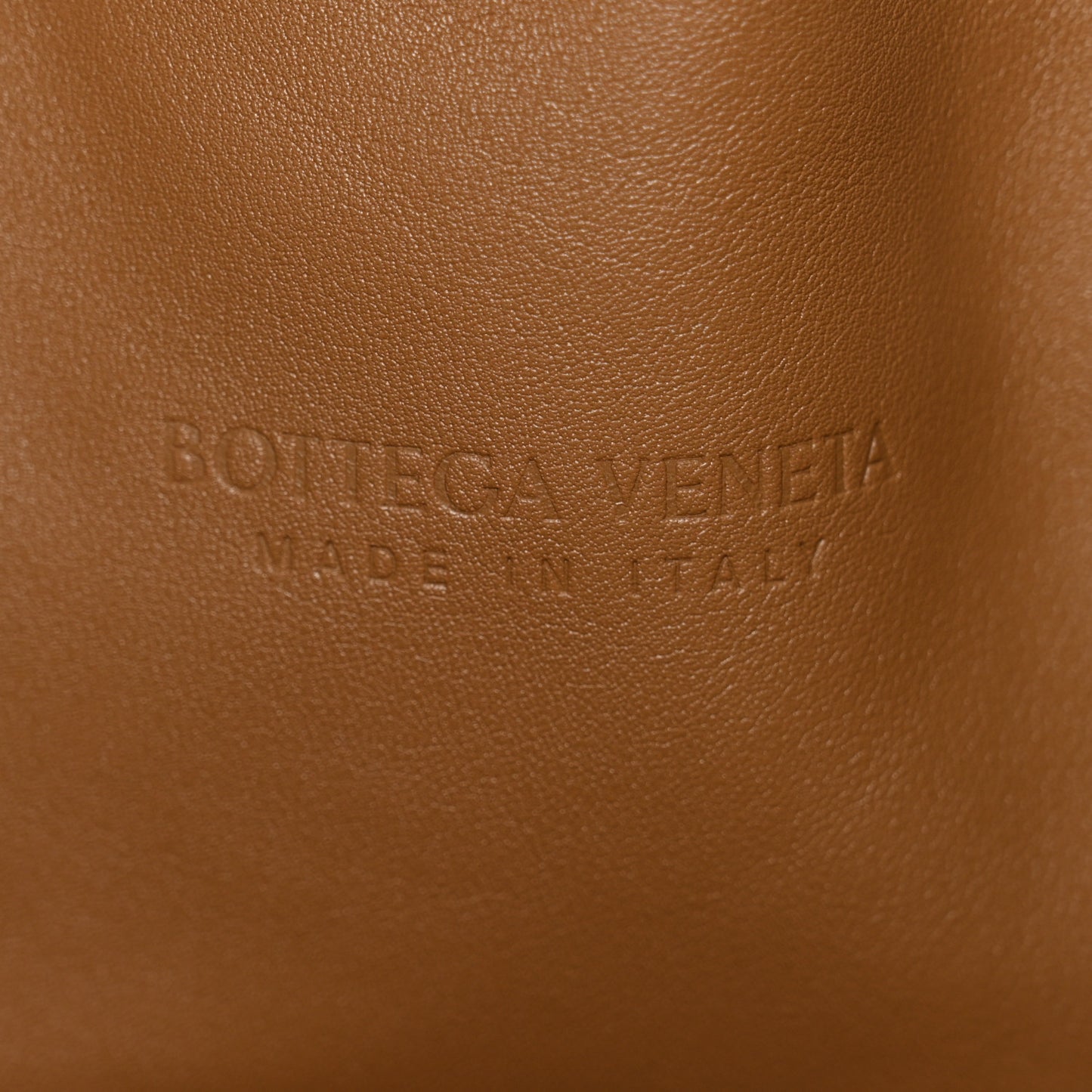Smooth Butter Calf The Pouch Oversized Clutch Cammello