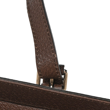 Gucci GG Supreme Monogram Textured Dollar Calfskin Small Detail Tote Beige Ebony New Acero 12 of 16