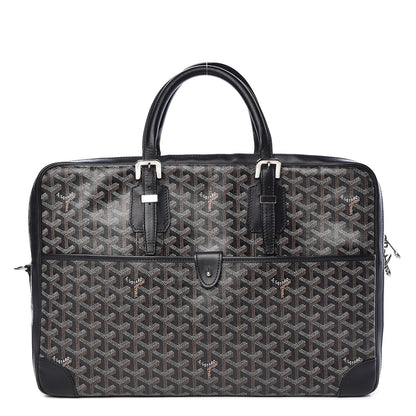 Goyard Goyardine Ambassade MM Briefcase Black 1 of 9