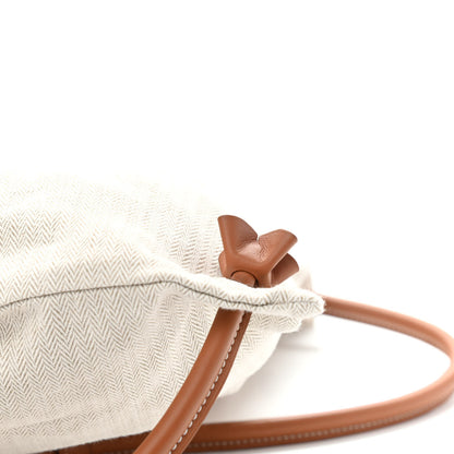 Hermes Toile Swift Maline Bag Gold Craie 9 of 9