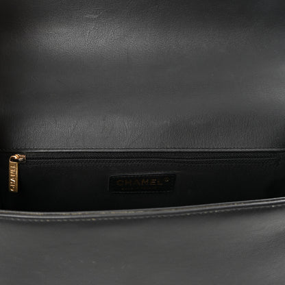 Chanel Calfskin Quilted New Medium Boy Flap Black 11 of 20