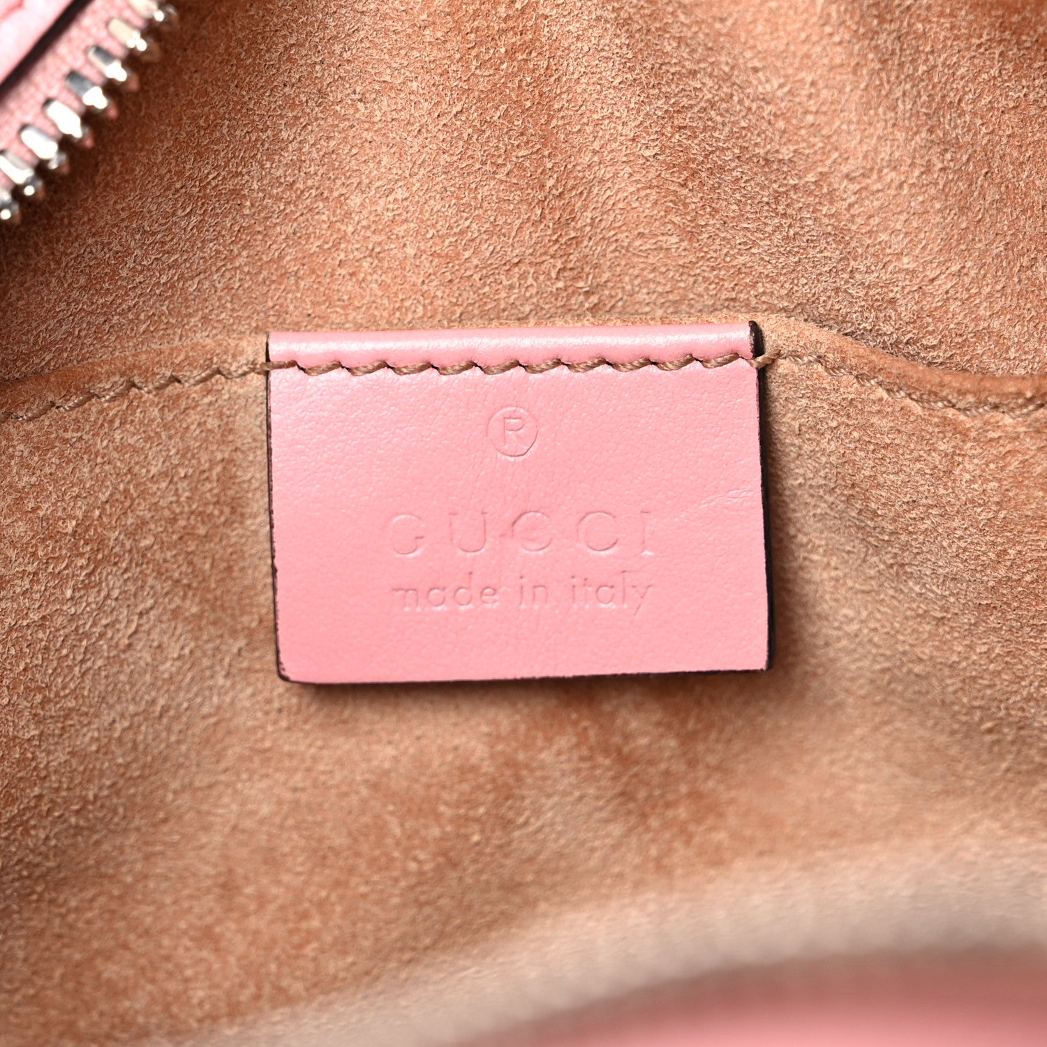Gucci Calfskin Matelasse Small GG Marmont Chain Shoulder Bag Wild Rose 6 of 19