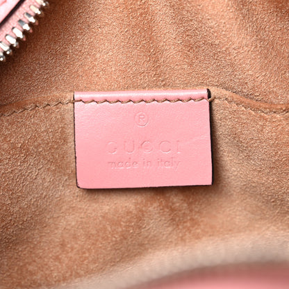 Gucci Calfskin Matelasse Small GG Marmont Chain Shoulder Bag Wild Rose 6 of 19