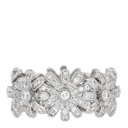 Tiffany Platinum Diamond Schlumberger Daisy Ring 52 6 3 of 6