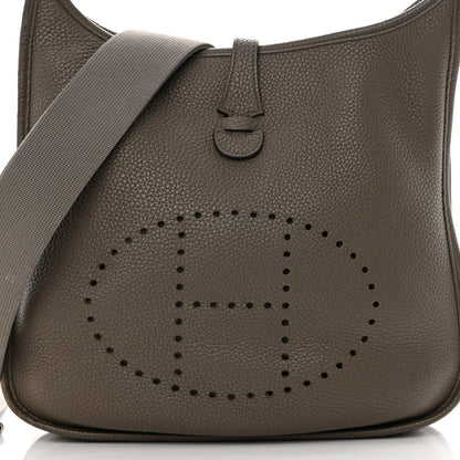 Hermes Taurillon Clemence Evelyne III PM Etain 8 of 19