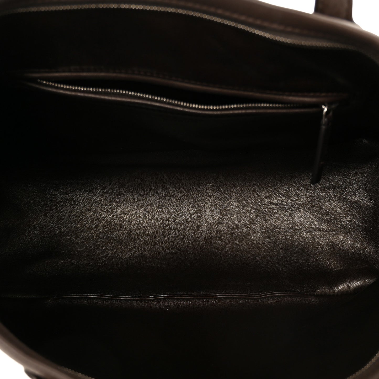 Calfskin Marcel Slouchy Top Handle Bag Deep Brown