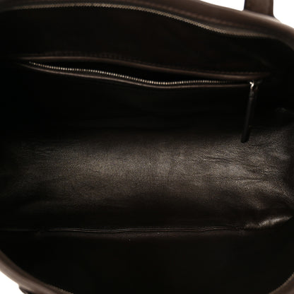 The Row Calfskin Marcel Slouchy Top Handle Bag Deep Brown 5 of 9