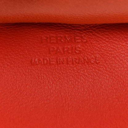 Hermes Milo Lambskin Grigri Rodeo Horse Bag Charm GM Capucine Celeste Cornaline 3 of 9
