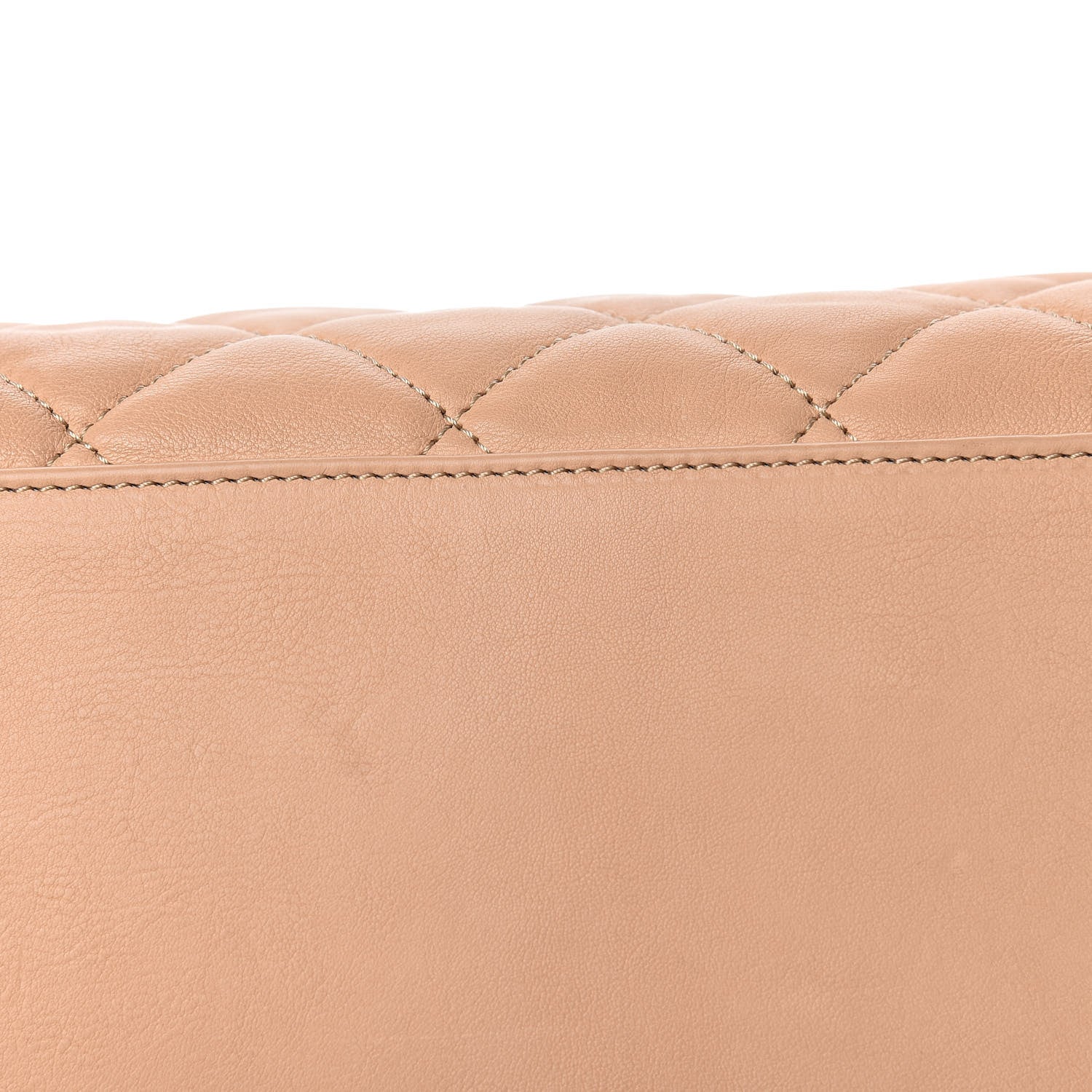 Chanel Lambskin Quilted Small Chain Me Tote Light Beige 16 of 16