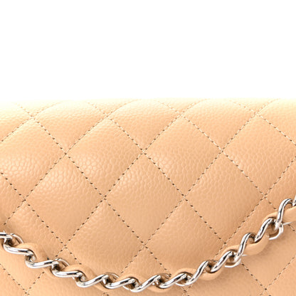 Chanel Caviar Quilted Medium Double Flap Beige Clair 8 of 10