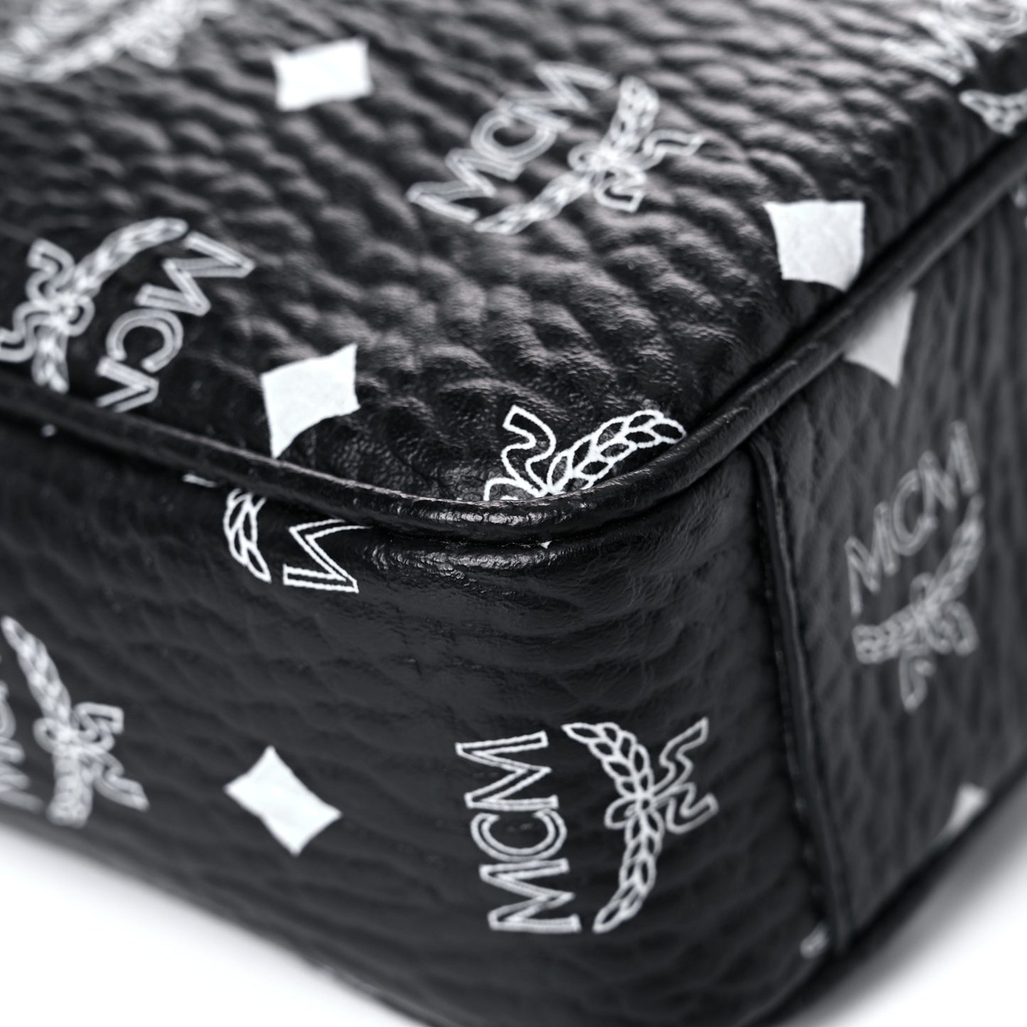 Visetos Camera Crossbody Bag Black Cognac