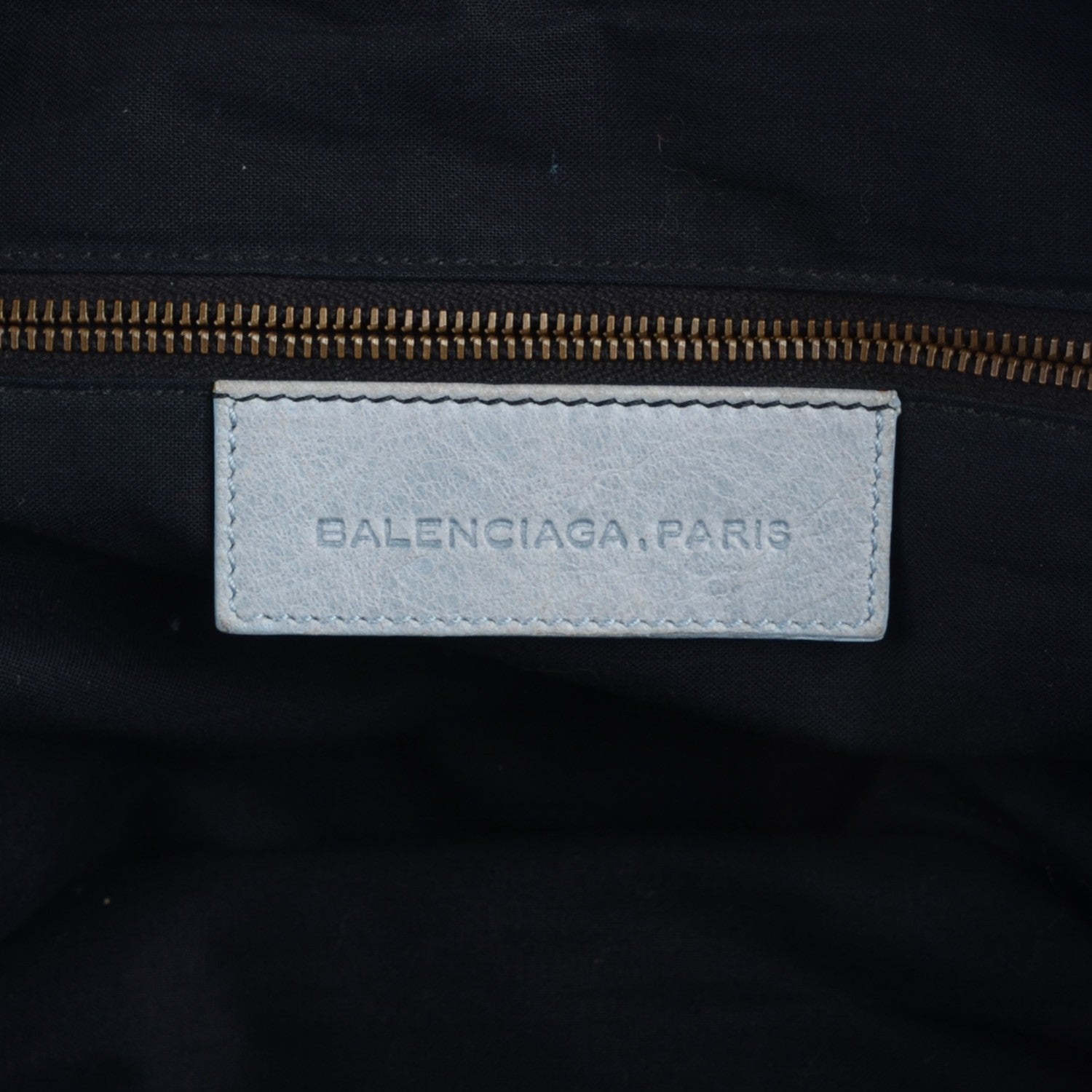 Balenciaga Agneau Boarskin Tri-Color Classic Hardware Work Ciel 6 of 8