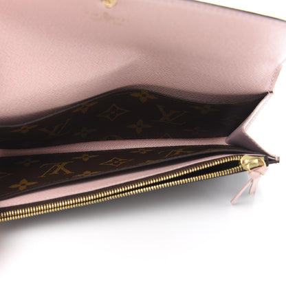 Louis Vuitton Monogram Emilie Wallet Rose Ballerine 5 of 10