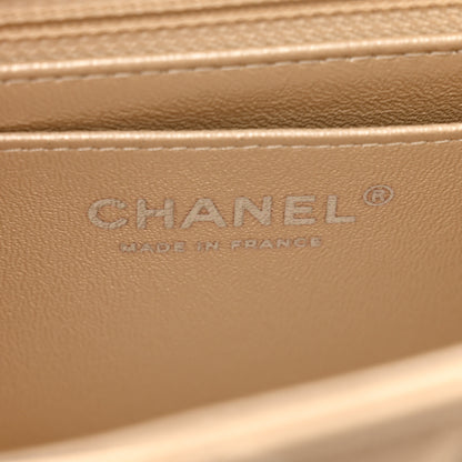 Chanel Metallic Sheepskin Quilted 2.55 Reissue Mini Flap Beige 7 of 10