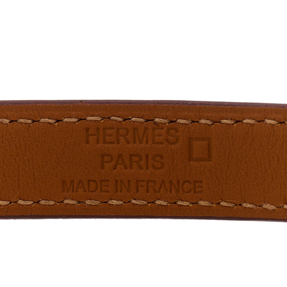 Hermes Matte Alligator Kelly Double Tour Bracelet 5P Pink 4 of 6
