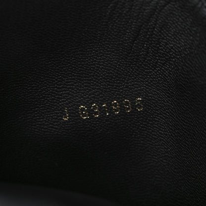 Chanel Suede Calfskin Patent Pearl Cap Toe Boots 41 Black 8 of 8