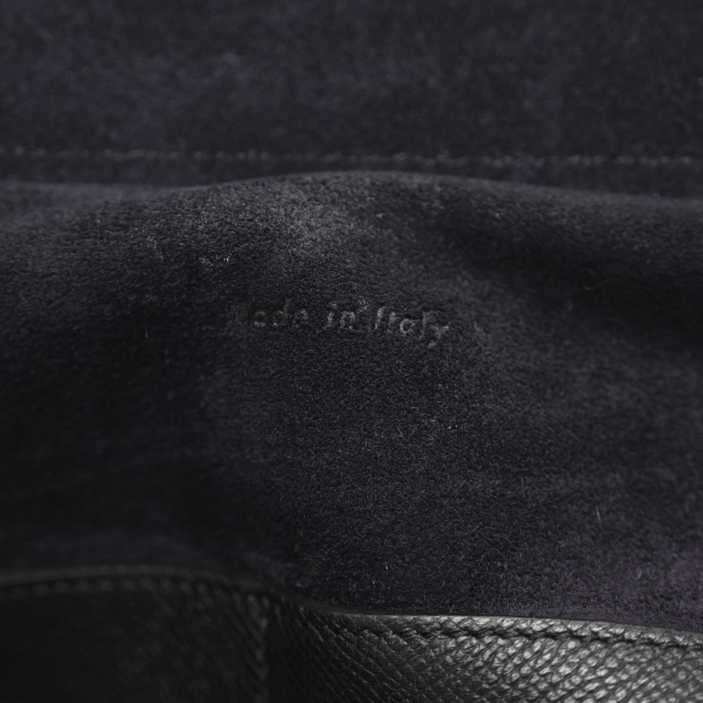 Grained Calfskin Mini Belt Bag Black