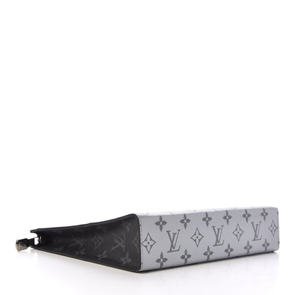 Louis Vuitton Monogram Eclipse Split Pochette Voyage MM 4 of 9