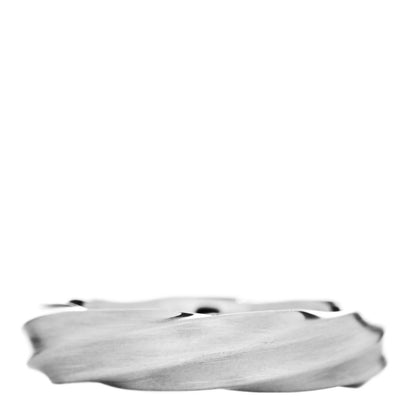 David Yurman Sterling Silver 5mm Cable Edge Band Ring 54 7 3 of 4