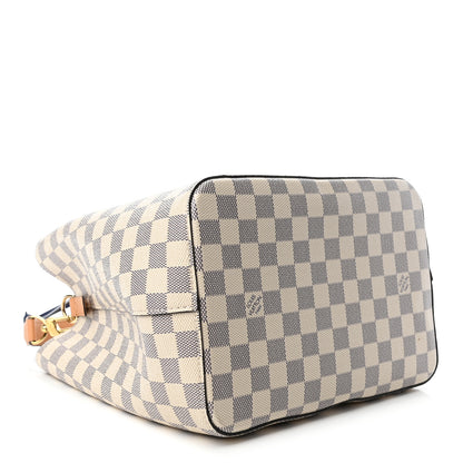 Louis Vuitton Damier Azur Braided Neonoe MM Blue 3 of 4