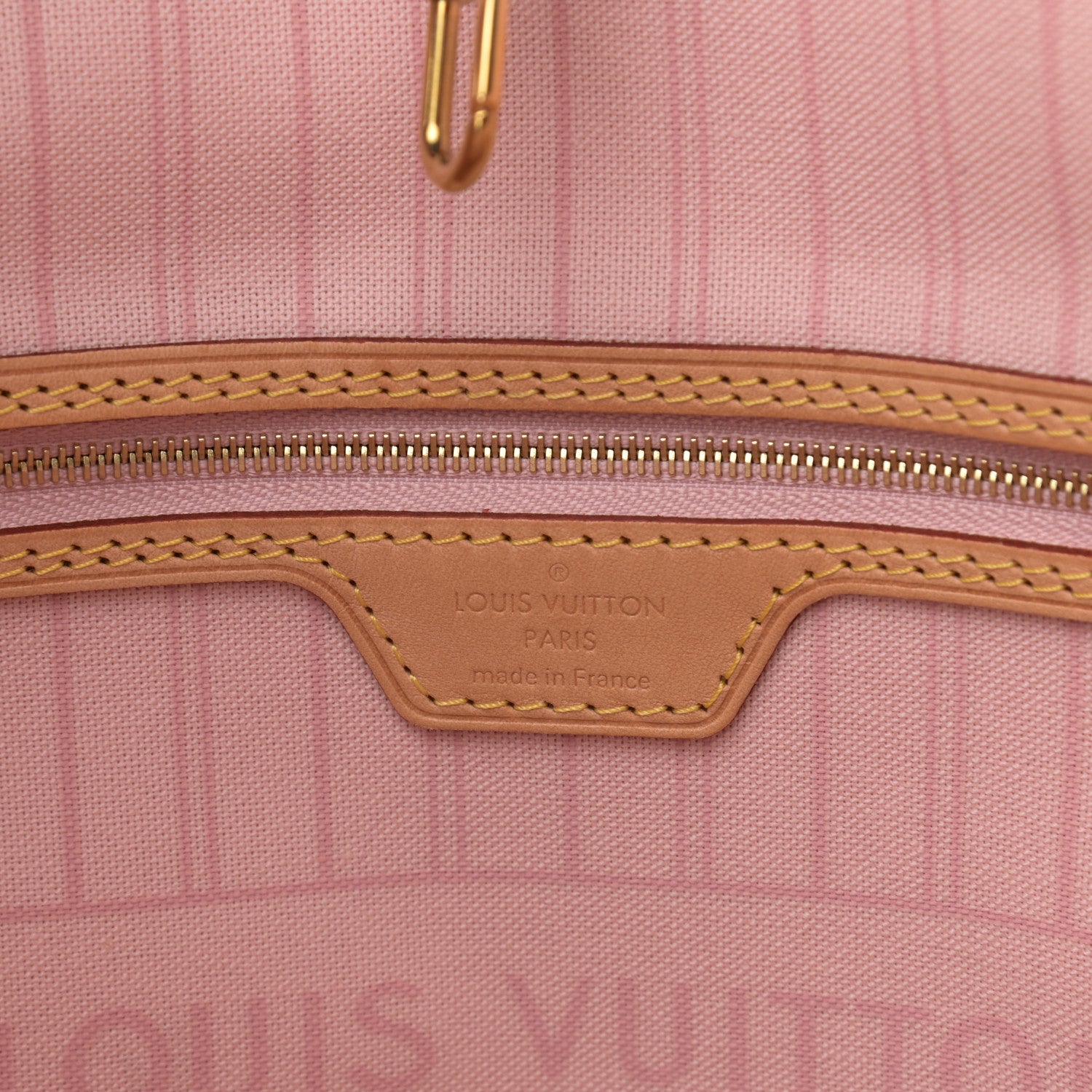 Louis Vuitton Damier Azur Neo Neverfull MM Rose Ballerine 6 of 9