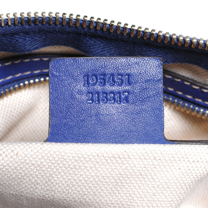 Gucci GG Plus Monogram Medium Boston USA Flag Unicef Duffle Blue 7 of 7