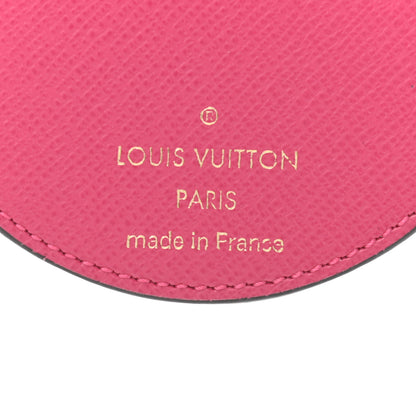 Louis Vuitton Damier Azur 2021 Christmas Animation Hollywood Bag Charm Key Ring Fuchsia 3 of 4
